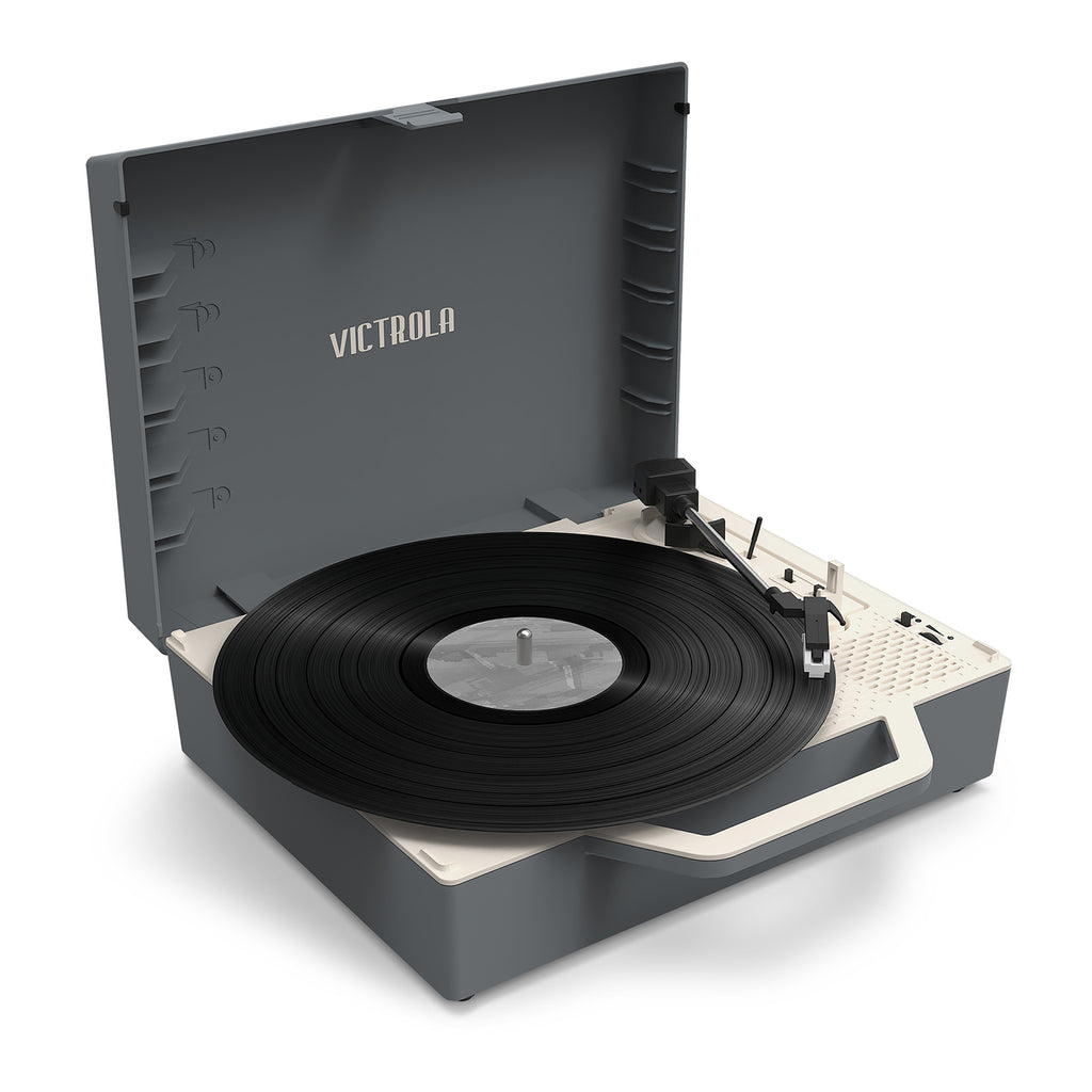 The Re-Spin Sustainable Bluetooth Suitcase Record Player - Victrola