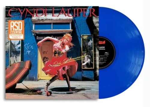 Cyndi Lauper She's So Unusual: 40th Anniversary Edition (Indie Exclusive, Opaque Blue Colored Vinyl) | Vinyl