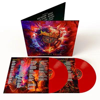 Judas Priest Invincible Shield (Indie Exclusive, Colored Vinyl, Red) (2 Lp's) | Vinyl