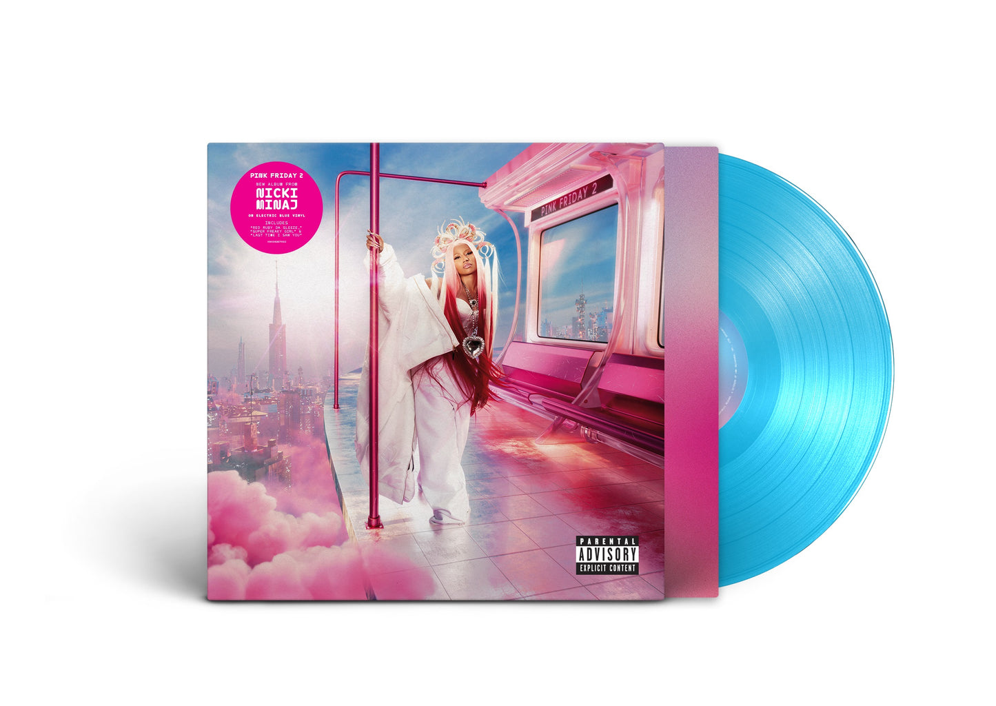 Nicki Minaj Pink Friday 2 [Electric Blue LP] | Vinyl