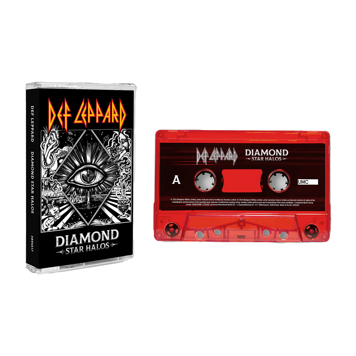 Def Leppard Diamond Star Halos [Red Cassette] | Cassette